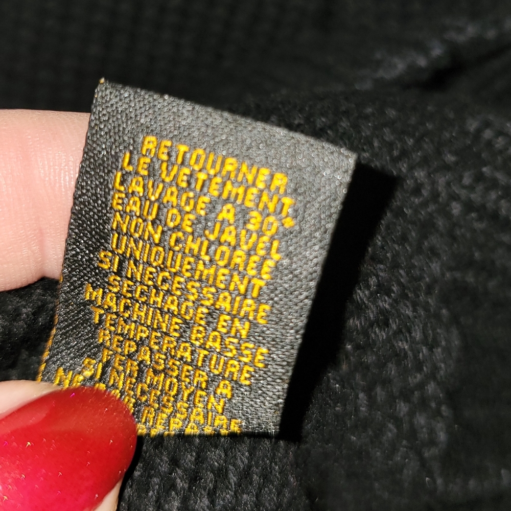 Misses sz L LRL Lauren Ralph Lauren black Sweater with Gold Latches Black label - Picture 7 of 8